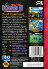 Genghis Khan II: Clan of the Gray Wolf - SEGA Genesis