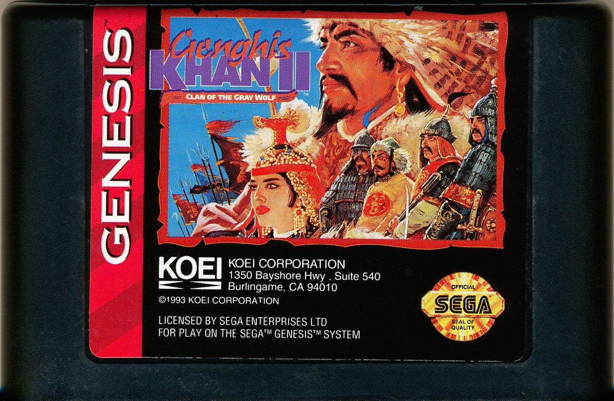 Genghis Khan II: Clan of the Gray Wolf - SEGA Genesis