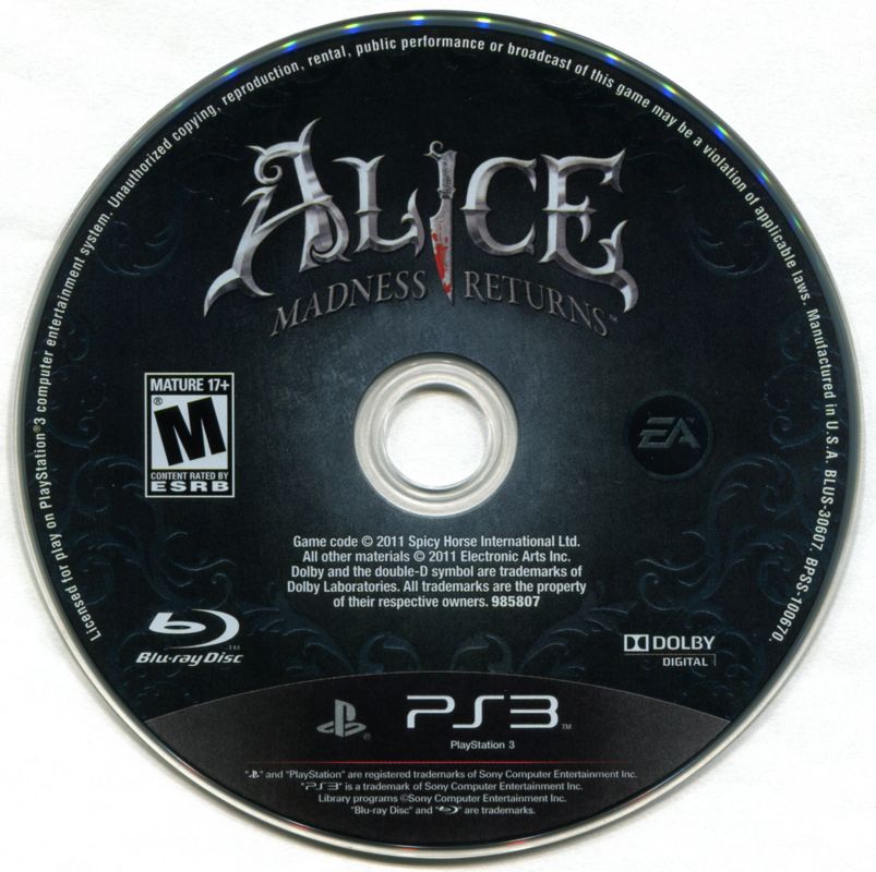 Alice: Madness Returns - PlayStation 3