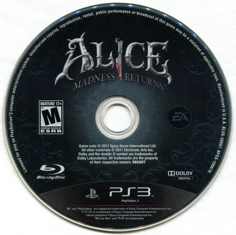 Alice: Madness Returns - PlayStation 3