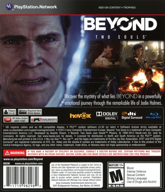 Beyond: Two Souls - PlayStation 3