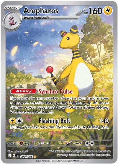 Ampharos - 090/086 (090/086) [ME04: Chaos Rising]