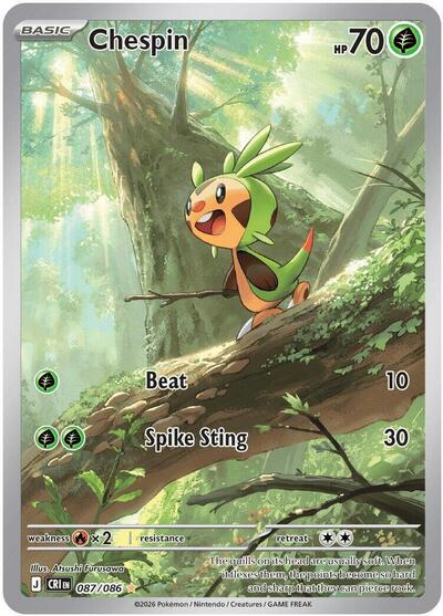 Chespin - 087/086 (087/086) [ME04: Chaos Rising]
