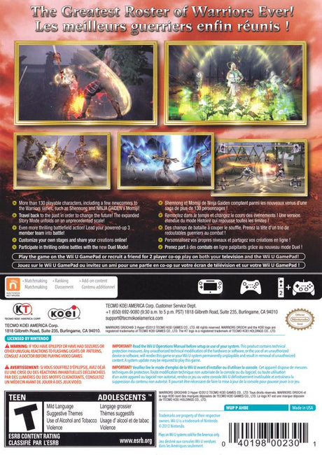 Warriors Orochi 3 Hyper - Wii U