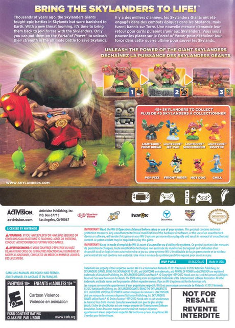 Skylanders Giants - Wii U