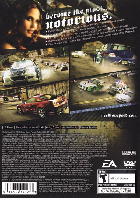 Need for Speed: Most Wanted - PlayStation 2