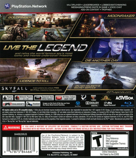 007 Legends - PlayStation 3
