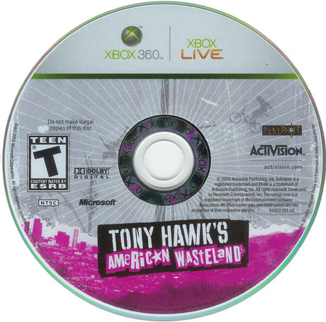 Tony Hawk's American Wasteland - Xbox 360