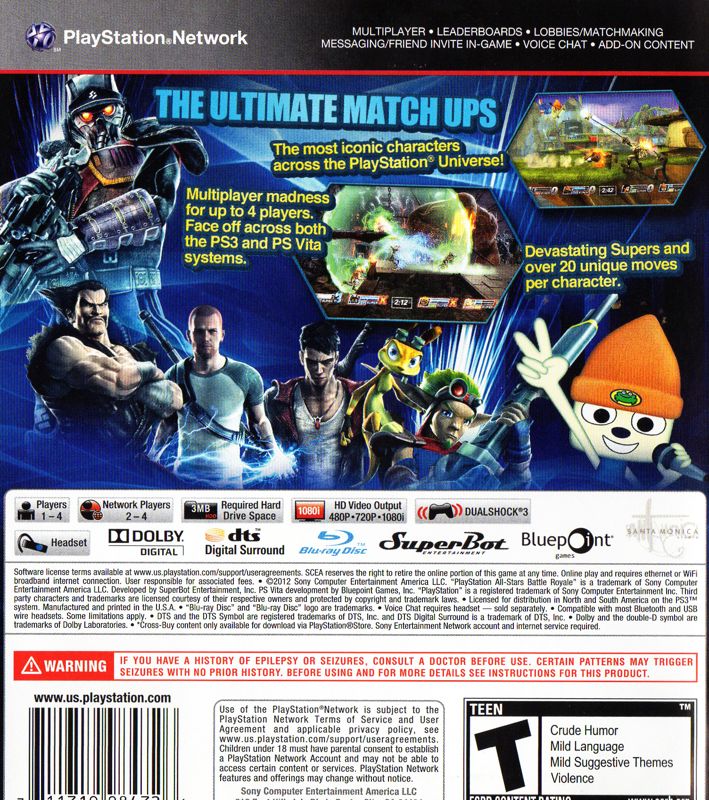 PlayStation All-Stars Battle Royale - PlayStation 3