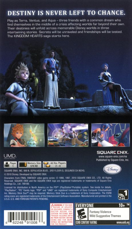 Kingdom Hearts: Birth by Sleep - PSP