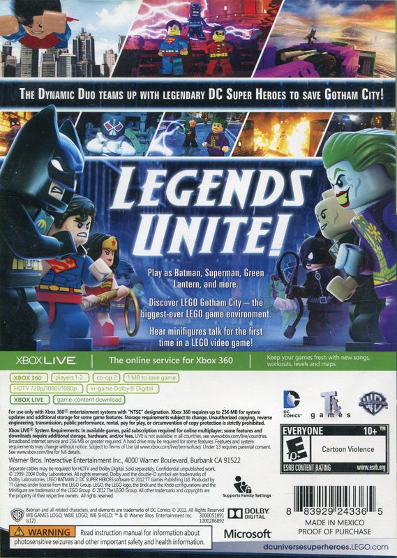 LEGO Batman 2: DC Super Heroes - Xbox 360