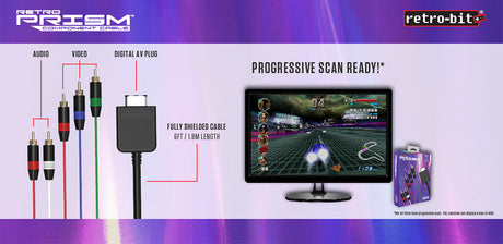 Retro Prism Component Cable for GameCube