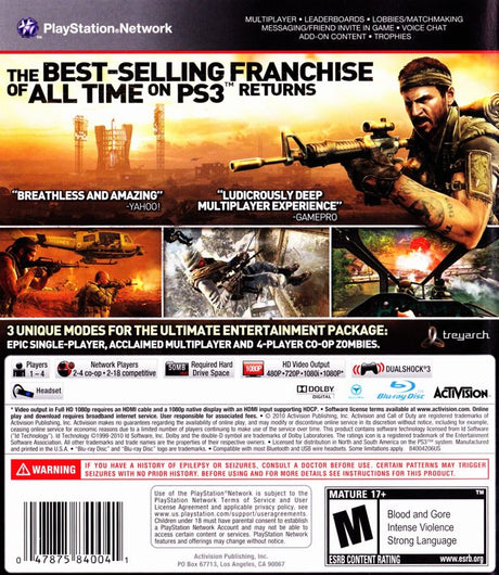 Call of Duty: Black Ops - PlayStation 3