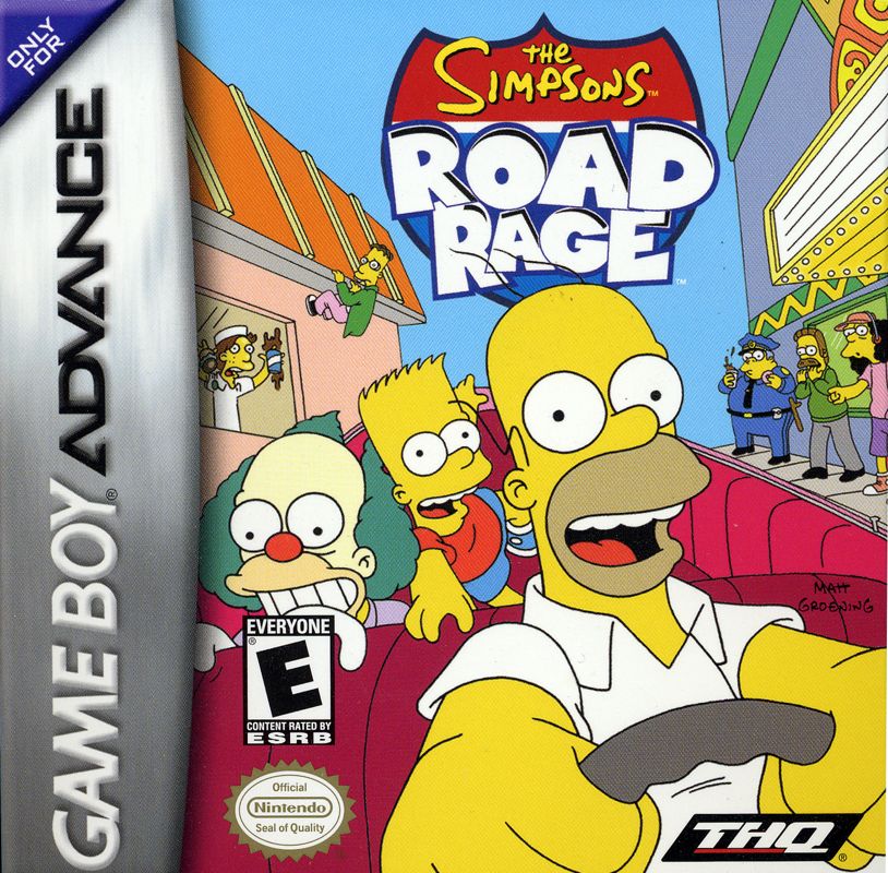 The Simpsons: Road Rage - Game Boy Advance