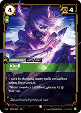Akali - Silent (Alternate Art) (038a/166) [Vendetta]