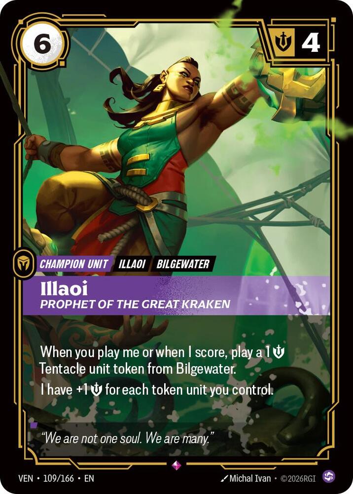 Illaoi - Prophet of the Great Kraken (109/166) [Vendetta]