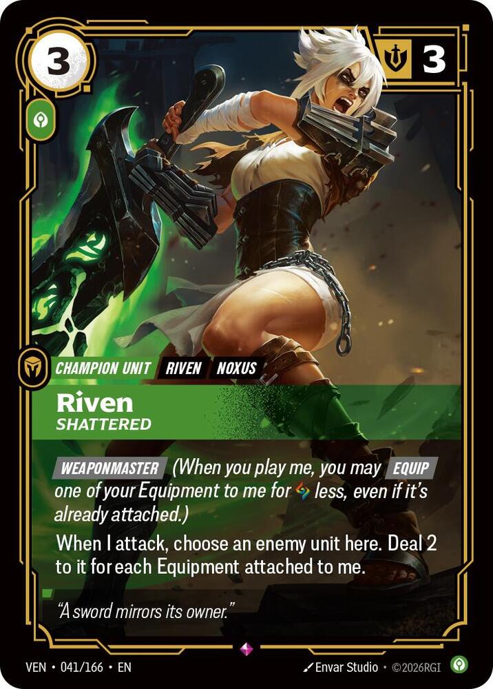Riven - Shattered (041/166) [Vendetta]