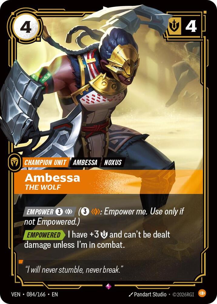 Ambessa - The Wolf (084/166) [Vendetta]