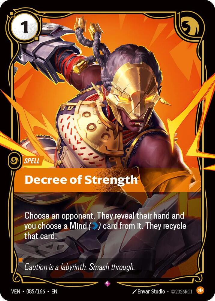 Decree of Strength (085/166) [Vendetta]