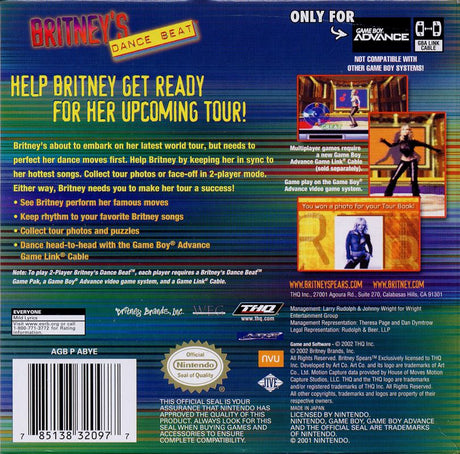 Britney's Dance Beat - Game Boy Advance