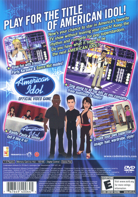 American Idol - PlayStation 2