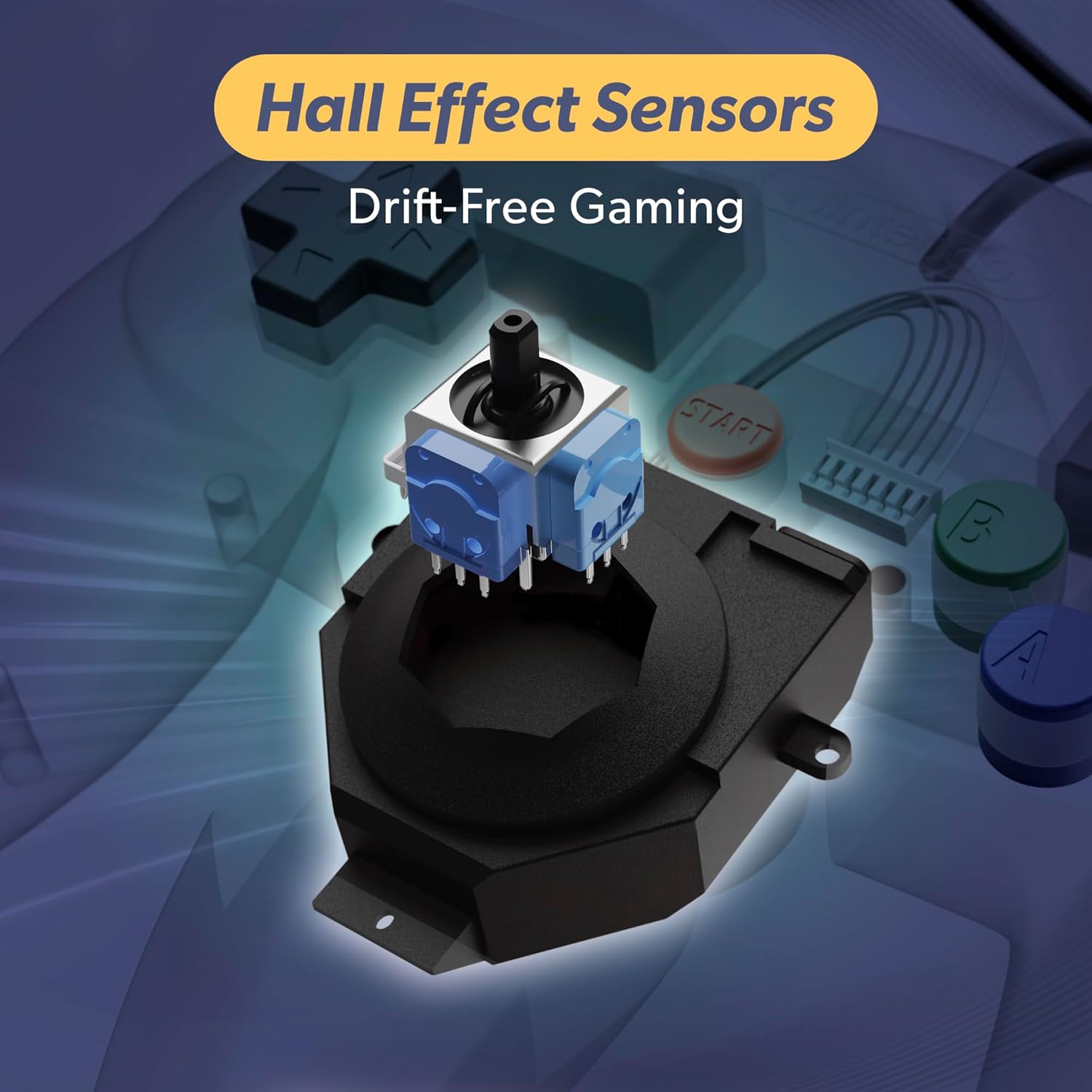 Hall Effect Joystick Replacement (GameCube Style) for Nintendo 64