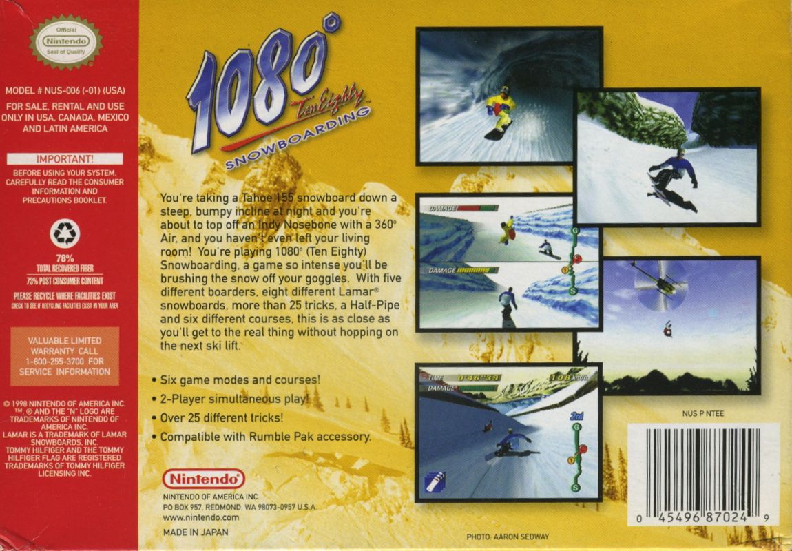1080° Snowboarding - Nintendo 64 – Bitjump Games