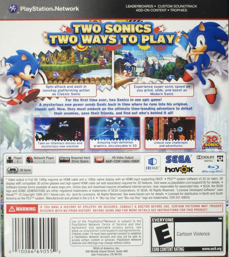 Sonic Generations - PlayStation 3