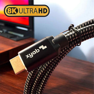 HDMI Cable, 6FT, 4K@120Hz, 8K@60Hz, Ultra High Speed HDMI 2.1 Cable (48Gbps)
