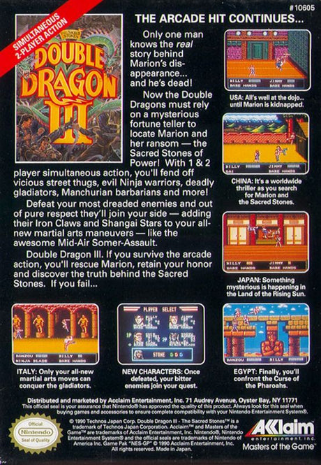 Double Dragon III - NES