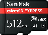 SANDISK 512GB microSD Express Card for Nintendo Switch 2