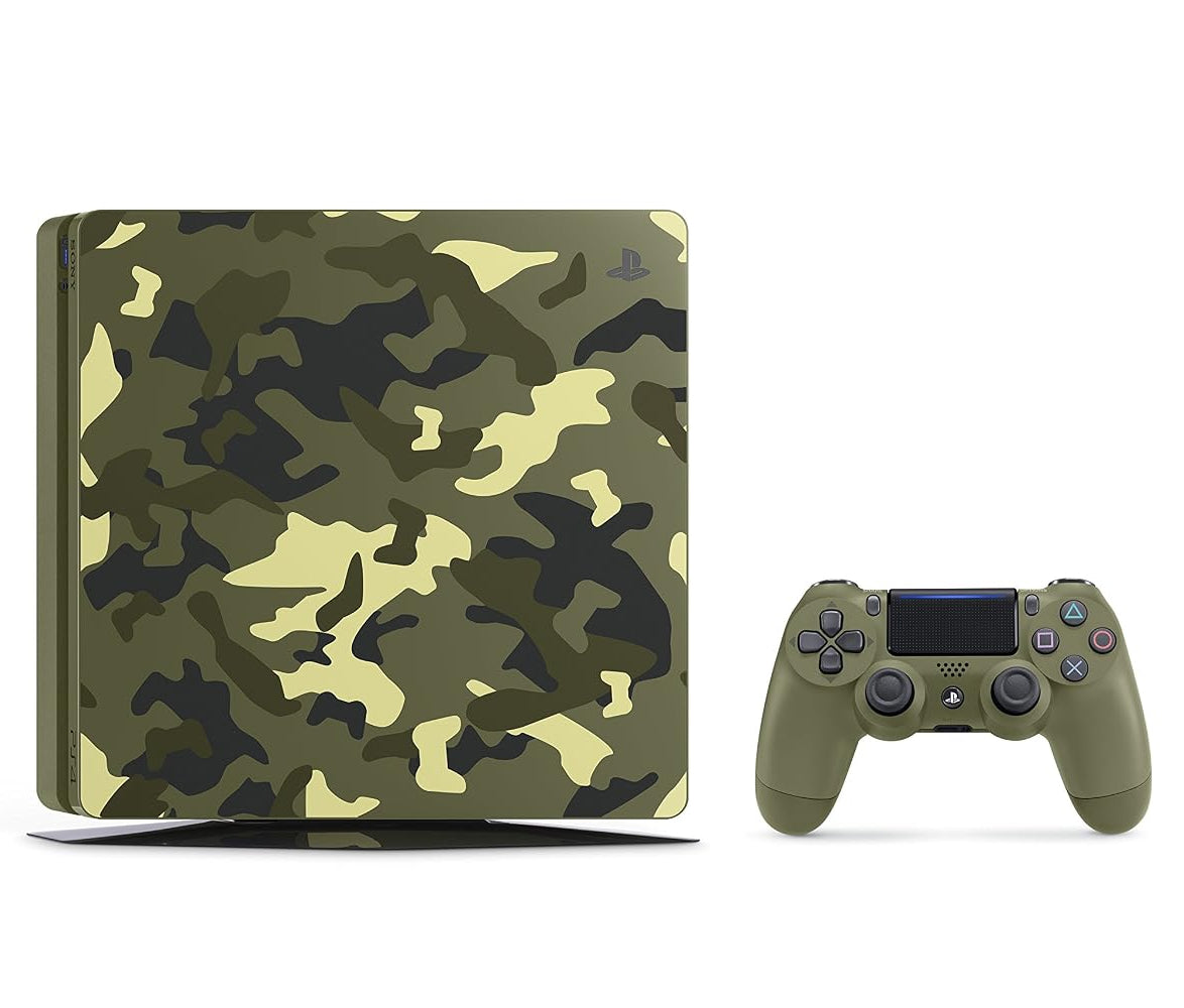 PlayStation 4 Slim 1TB Console - Green Camouflage
