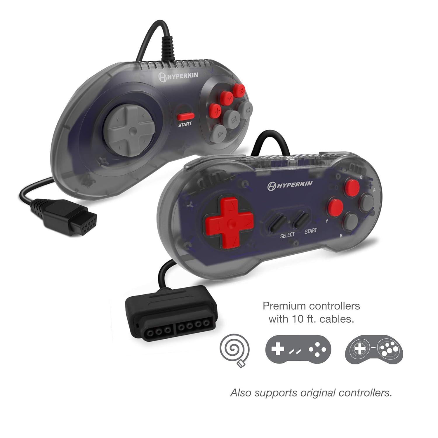 RetroN 3 Retro Gaming Console for NES / SNES / Genesis - Smoke Black