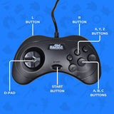 Wired Controller for Sega Saturn