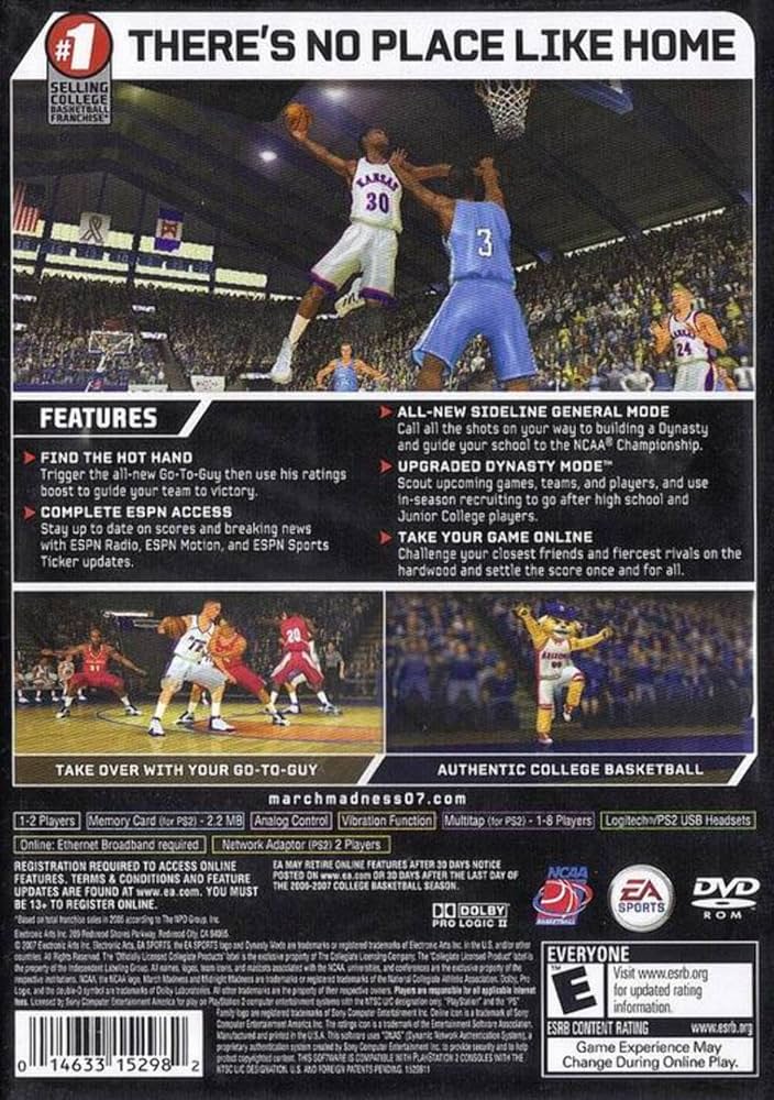 NCAA March Madness 07 - PlayStation 2