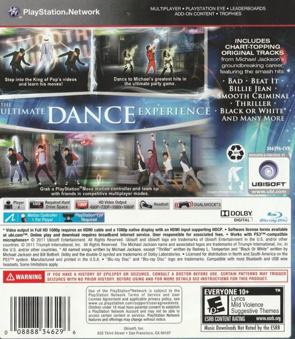 Michael Jackson: The Experience - PlayStation 3
