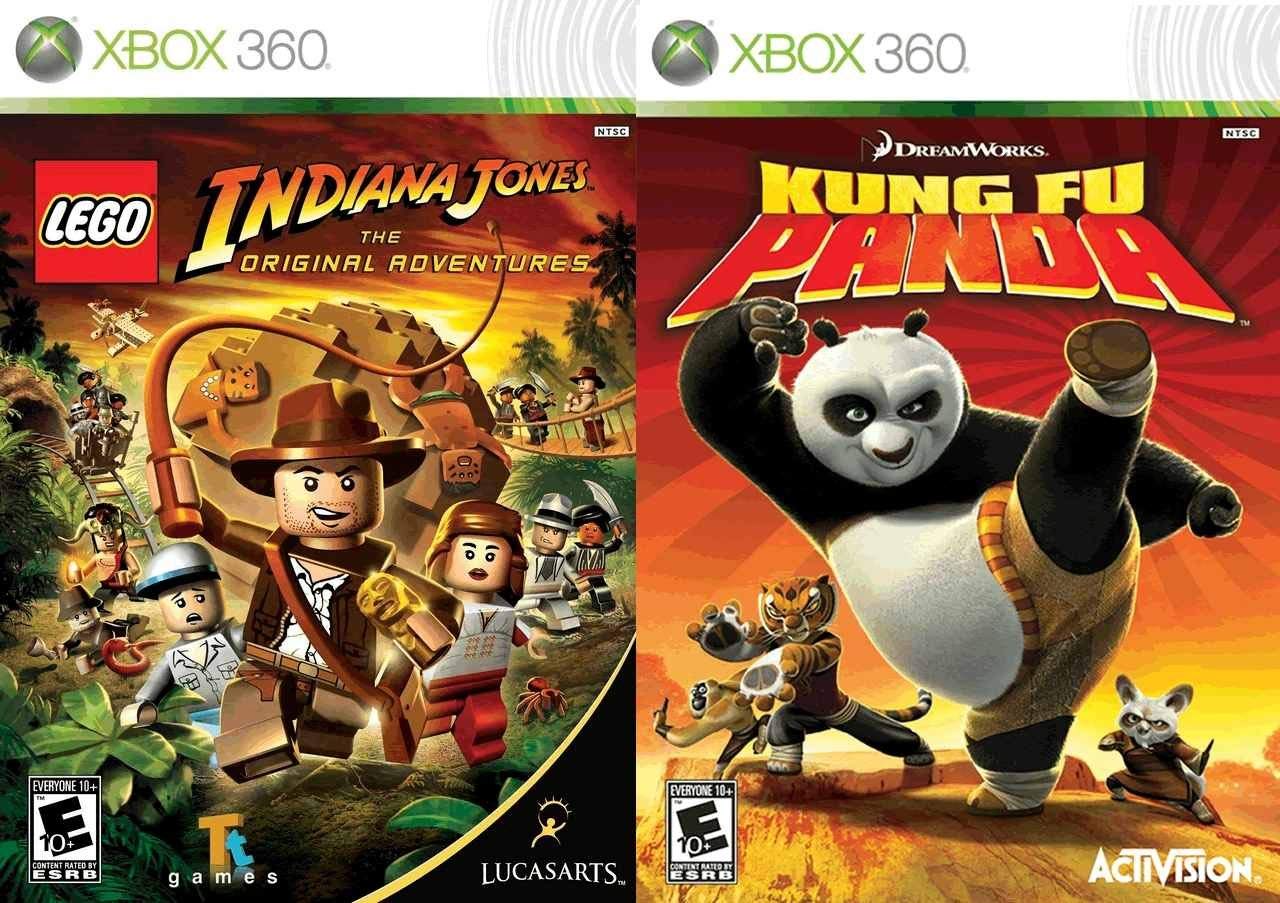 LEGO Indiana Jones: The Original Adventures / Kung Fu Panda- Xbox 360