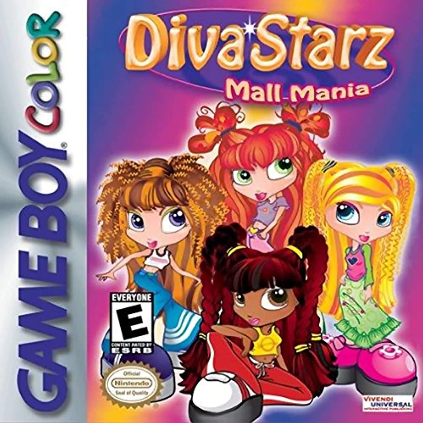 Diva Starz: Mall Mania - Game Boy Color