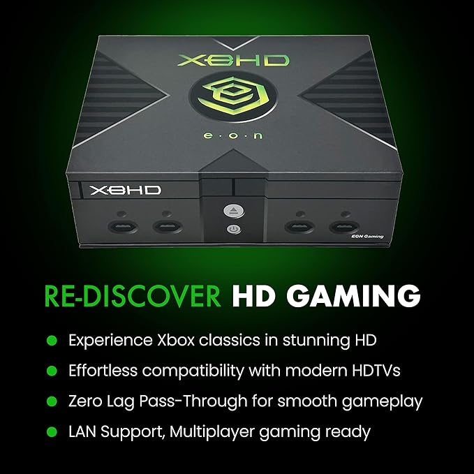 XBHD Original Xbox HD Adapter & LAN Hub