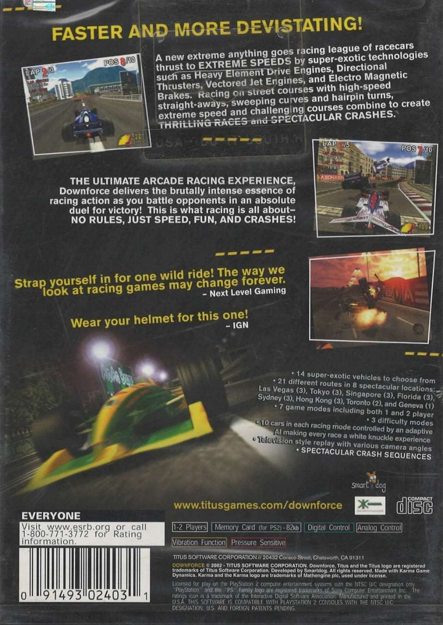 Downforce - PlayStation 2