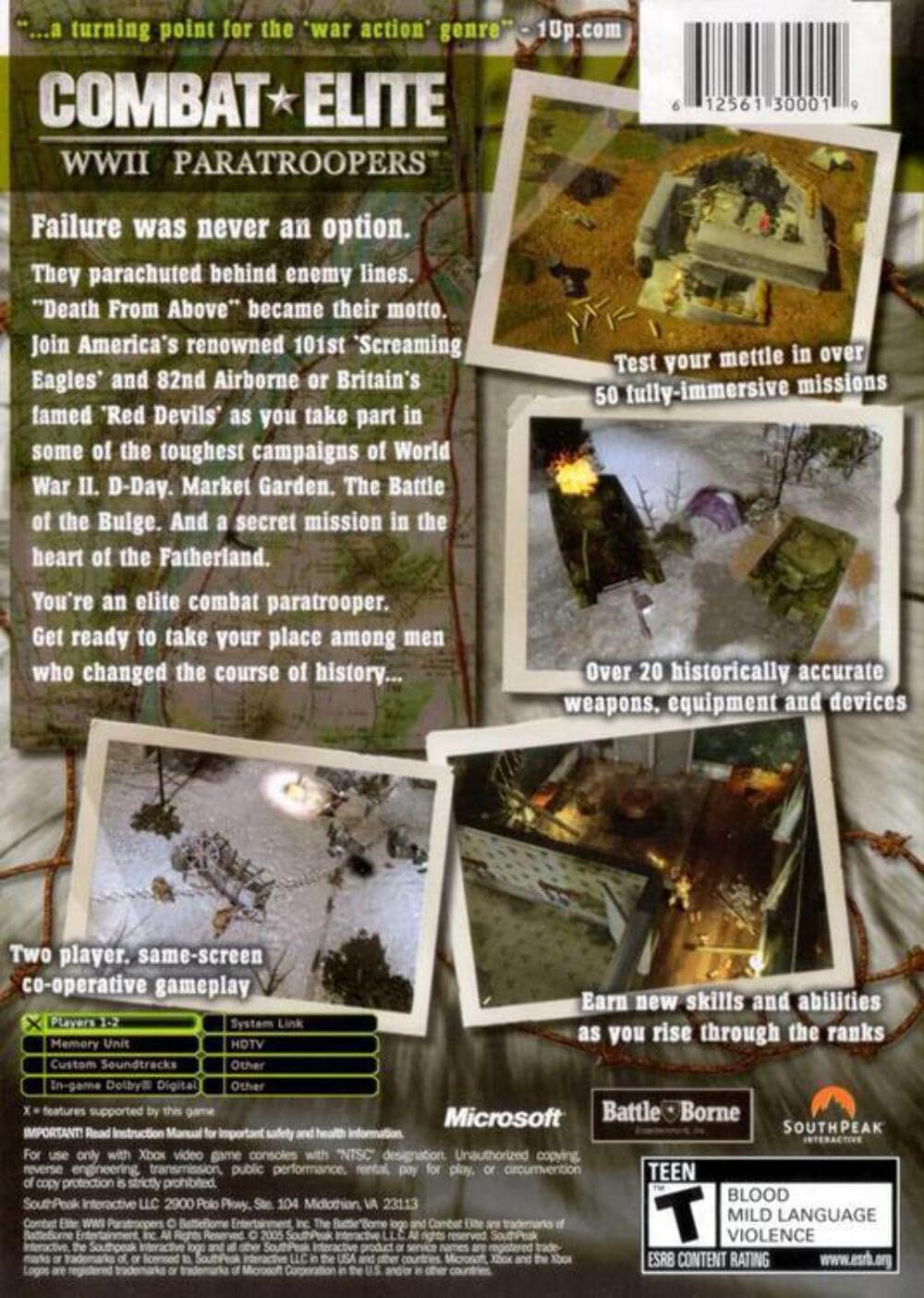 Combat Elite: WWII Paratroopers - PlayStation 2