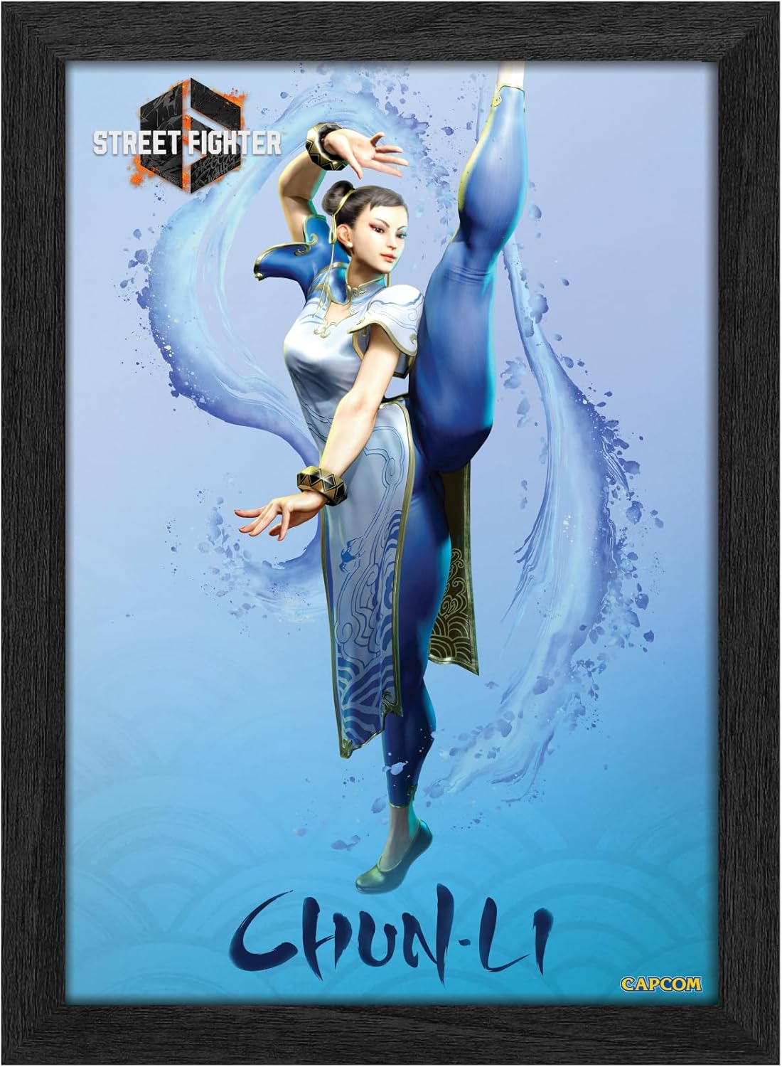 Street Fighter 6: Chun-Li - 10" x 12" 3D Lenticular Motion Art
