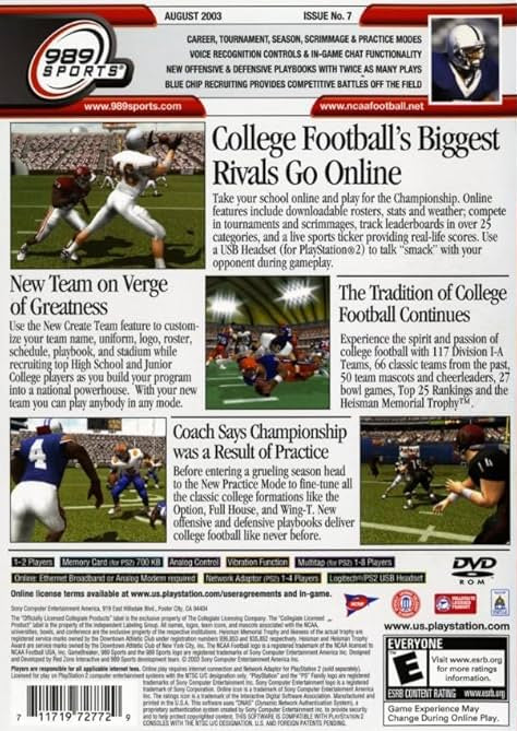 NCAA Gamebreaker 2004 - PlayStation 2