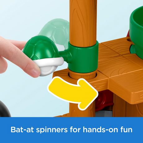 Fisher-Price Little People Toddler Toy My Mario Bowser’s Airship Playset with Bowser Figure