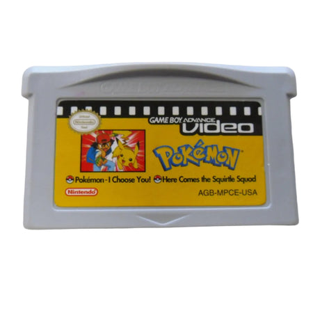 Pokemon I Choose You and Here Comes the Squirtle Squad - Game Boy Advance Video