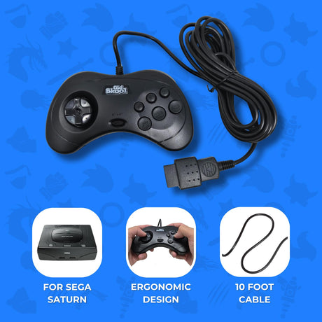 Wired Controller for Sega Saturn