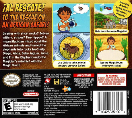 Go, Diego, Go! Safari Rescue - Nintendo DS
