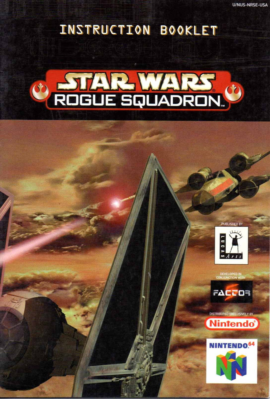 Star Wars: Rogue Squadron - N64 Manual