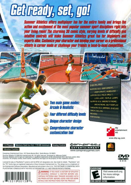 Summer Athletics: The Ultimate Challenge - PlayStation 2
