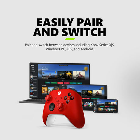 Xbox Wireless Controller for Series, One, PC, iOS, Android - Pulse Red